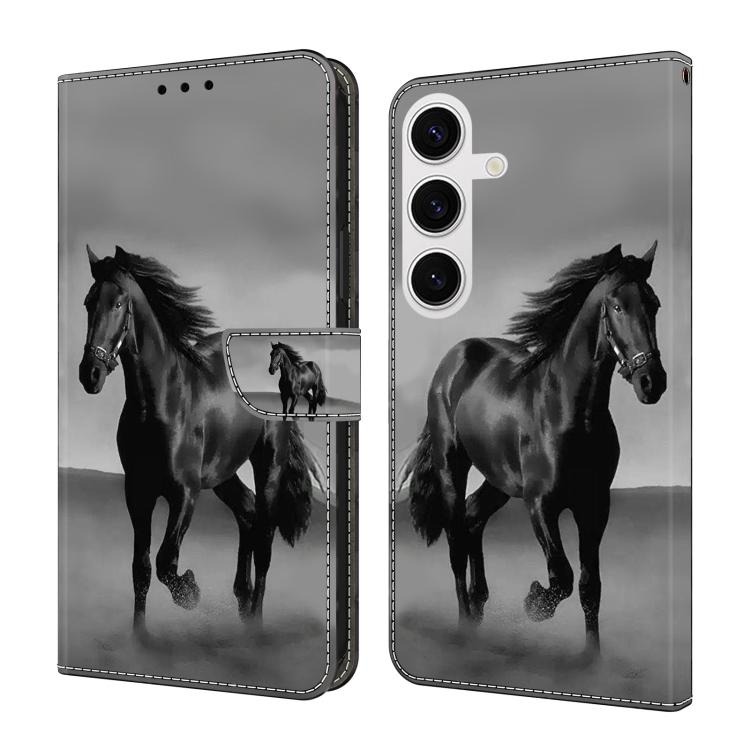 Custodia per telefono in ecopelle con effetto cristallo., For Samsung Galaxy S25 5G