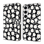Custodia per telefono in ecopelle con effetto cristallo., For Samsung Galaxy S25 5G