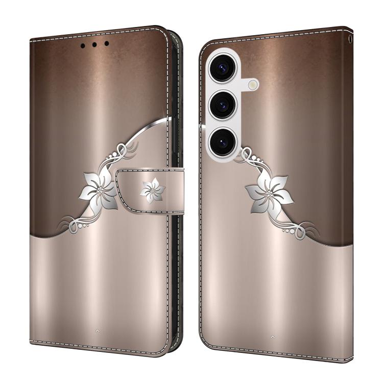 Custodia per telefono in ecopelle con effetto cristallo., For Samsung Galaxy S24+ 5G