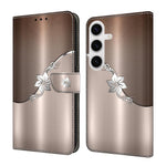 Custodia per telefono in ecopelle con effetto cristallo., For Samsung Galaxy S25+ 5G