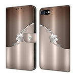 Custodia per telefono in ecopelle con effetto cristallo., For iPhone 6 Plus/7 Plus/8 Plus