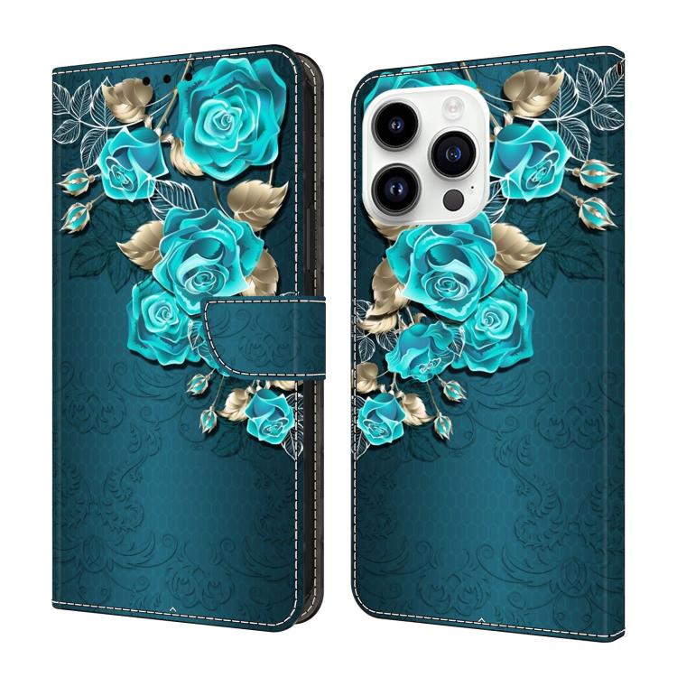 Custodia per telefono in ecopelle con effetto cristallo., For iPhone 15 Pro