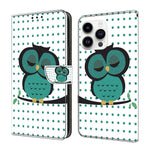 Custodia per telefono in ecopelle con effetto cristallo., For iPhone 15 Pro