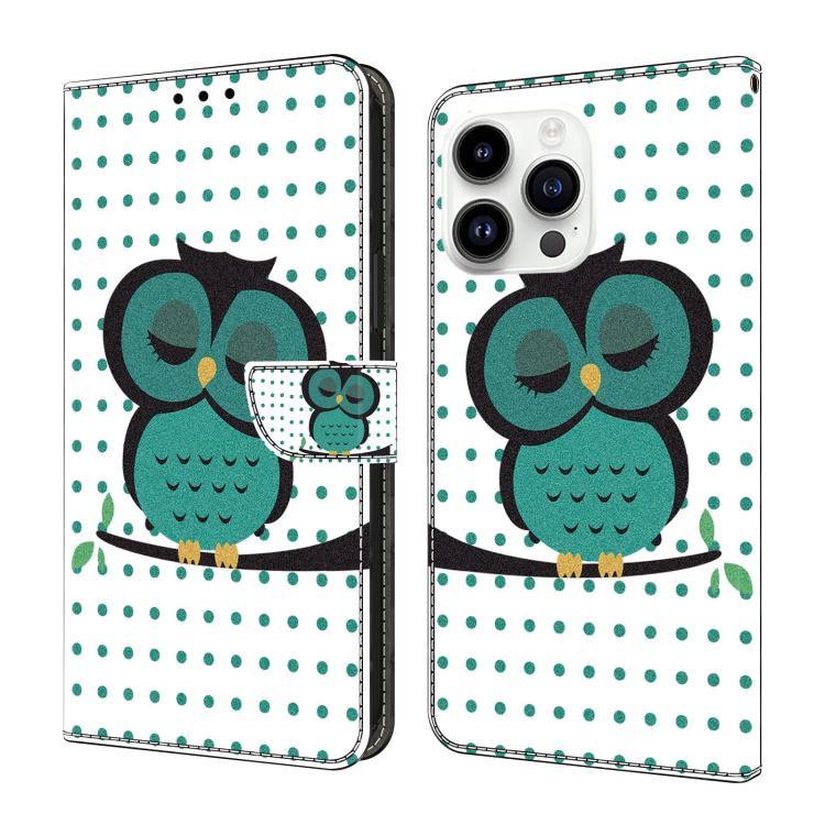 Custodia per telefono in ecopelle con effetto cristallo., For iPhone 15 Pro