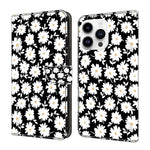 Custodia per telefono in ecopelle con effetto cristallo., For iPhone 15 Pro