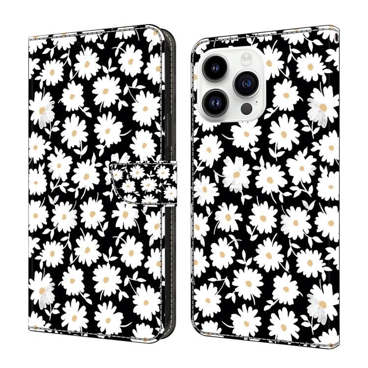 Custodia per telefono in ecopelle con effetto cristallo., For iPhone 15 Pro