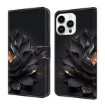 Custodia per telefono in ecopelle con effetto cristallo., For iPhone 15 Pro