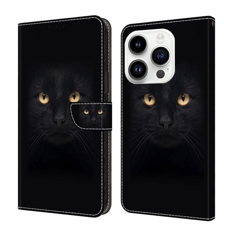 Custodia per telefono in ecopelle con effetto cristallo., For iPhone 15 Pro Max