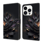Custodia per telefono in ecopelle con effetto cristallo., For iPhone 15 Pro Max