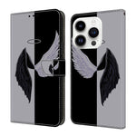 Custodia per telefono in ecopelle con effetto cristallo., For iPhone 16 Pro Max