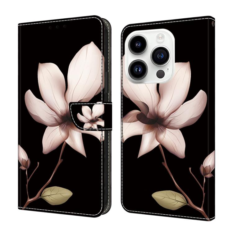 Custodia per telefono in ecopelle con effetto cristallo., For iPhone 16 Pro Max