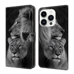 Custodia per telefono in ecopelle con effetto cristallo., For iPhone 16 Pro Max