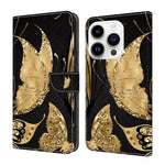 Custodia per telefono in ecopelle con effetto cristallo., For iPhone 16 Pro Max