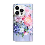 Custodia per telefono in ecopelle con effetto cristallo., For iPhone 16 Pro