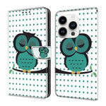 Custodia per telefono in ecopelle con effetto cristallo., For iPhone 16 Pro