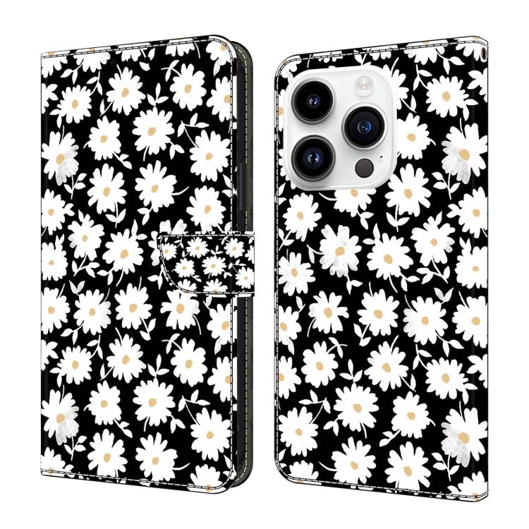 Custodia per telefono in ecopelle con effetto cristallo., For iPhone 16 Pro