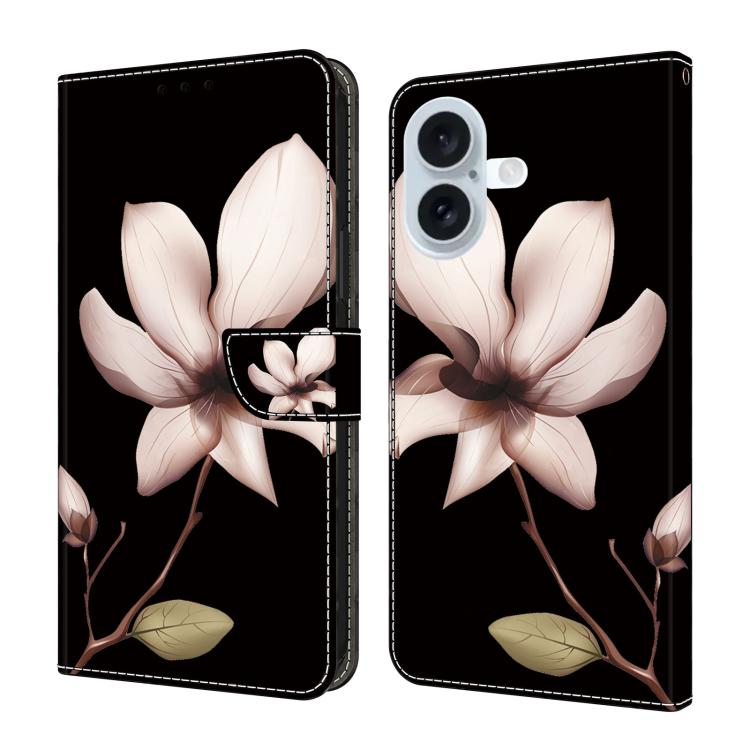 Custodia per telefono in ecopelle con effetto cristallo., For iPhone 16