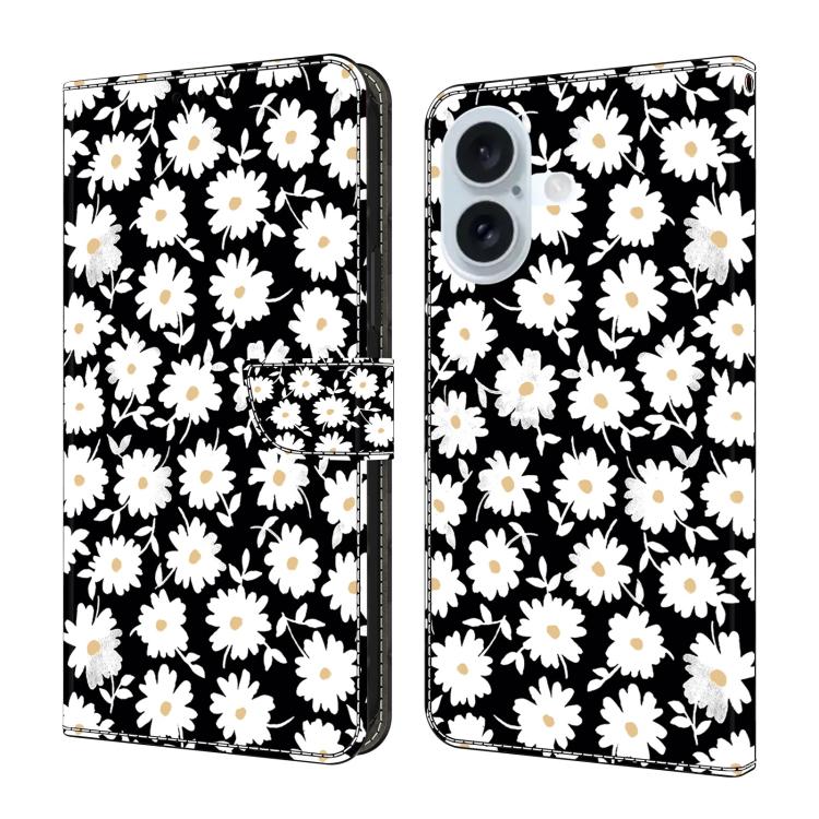 Custodia per telefono in ecopelle con effetto cristallo., For iPhone 16