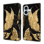 Custodia per telefono in ecopelle con effetto cristallo., For iPhone 17