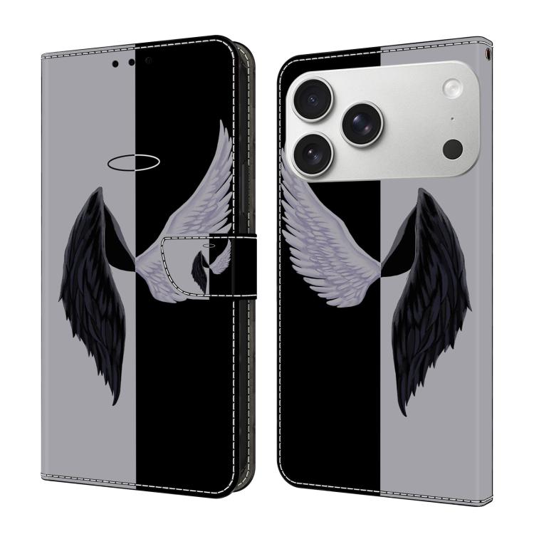 Custodia per telefono in ecopelle con effetto cristallo., For iPhone 17 Pro