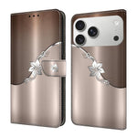 Custodia per telefono in ecopelle con effetto cristallo., For iPhone 17 Pro
