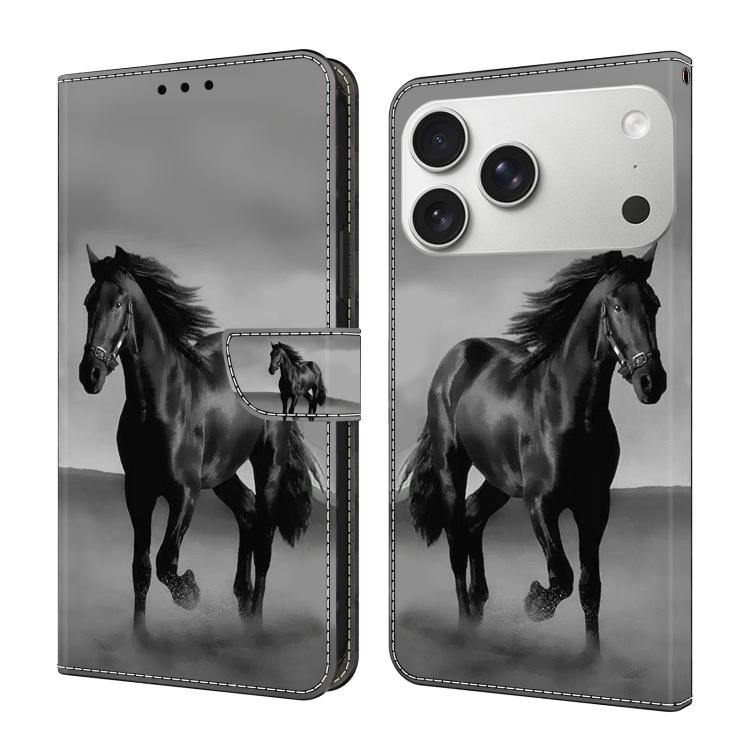 Custodia per telefono in ecopelle con effetto cristallo., For iPhone 17 Pro Max