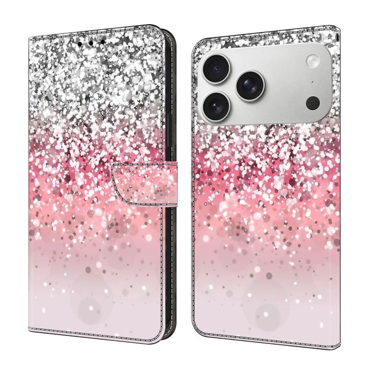 Custodia per telefono in ecopelle con effetto cristallo., For iPhone 17 Pro Max