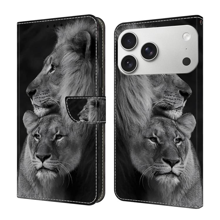 Custodia per telefono in ecopelle con effetto cristallo., For iPhone 17 Pro Max