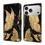 Custodia per telefono in ecopelle con effetto cristallo., For iPhone 17 Pro Max