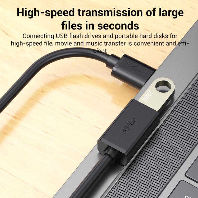 Cavo di prolunga USB 3.0 da maschio a femmina WG138 per trasferimento dati, compatibile con computer, chiavette USB e mouse., 0.3m, 0.5m, 1m, 1.5m, 2m, 3m, 5m