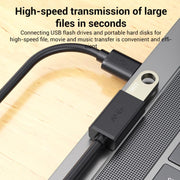 Cavo di prolunga USB 3.0 da maschio a femmina WG138 per trasferimento dati, compatibile con computer, chiavette USB e mouse., 0.3m, 0.5m, 1m, 1.5m, 2m, 3m, 5m
