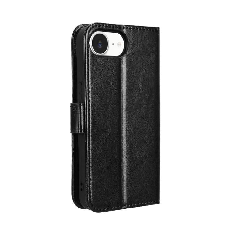 Custodia per telefono in ecopelle con texture Crazy Horse in stile retrò., For iPhone 17e / 16e