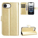Custodia per telefono in ecopelle con texture Crazy Horse in stile retrò., For iPhone 17e / 16e