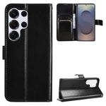Custodia per telefono in ecopelle con texture Crazy Horse in stile retrò., For Samsung Galaxy S26+ 5G, For Samsung Galaxy S26 Ultra 5G, For Samsung Galaxy S26 5G