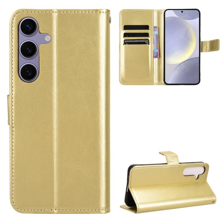 Custodia per telefono in ecopelle con texture Crazy Horse in stile retrò., For Samsung Galaxy S26+ 5G, For Samsung Galaxy S26 Ultra 5G, For Samsung Galaxy S26 5G