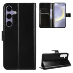 Custodia per telefono in ecopelle con texture Crazy Horse in stile retrò., For Samsung Galaxy S26+ 5G, For Samsung Galaxy S26 Ultra 5G, For Samsung Galaxy S26 5G