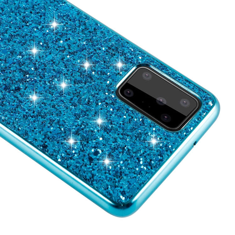 Custodia protettiva in TPU antiurto con polvere glitterata, For Samsung Galaxy S20 FE