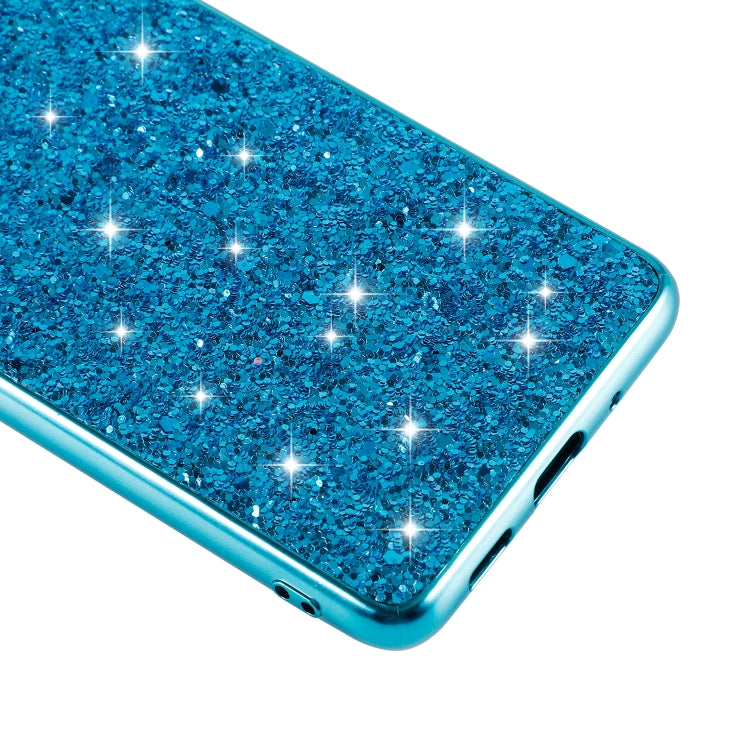 Custodia protettiva in TPU antiurto con polvere glitterata, For Samsung Galaxy S20 FE