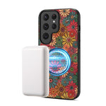 Custodia magnetica in ecopelle della serie "Linguaggio dei Fiori" di Denisor A07., For Samsung Galaxy S26 Ultra 5G, For Samsung Galaxy S25 Ultra 5G