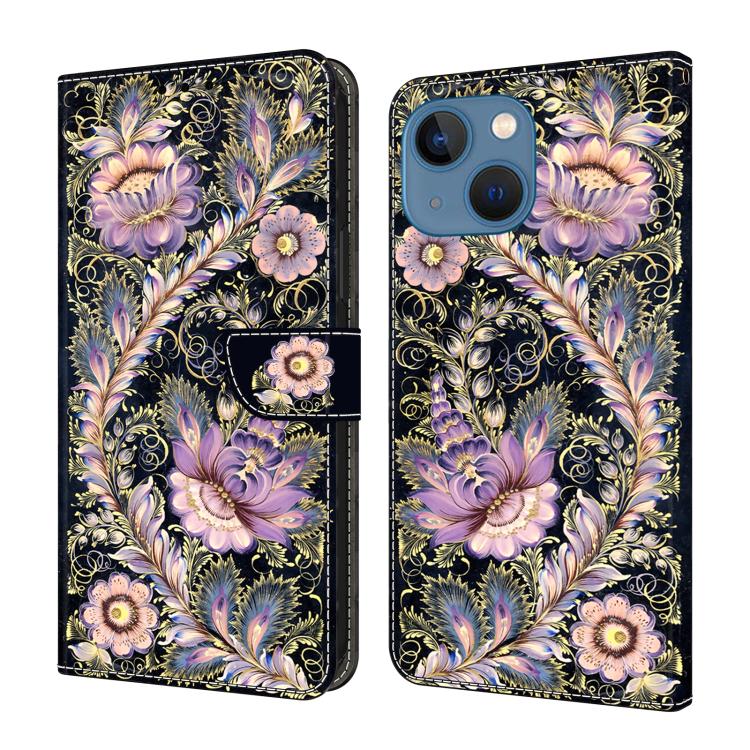 Custodia in ecopelle effetto cristallo per iPhone 14 13