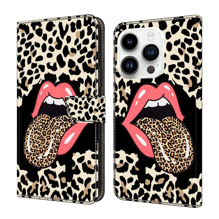 Custodia in ecopelle effetto cristallo per iPhone 14 Pro