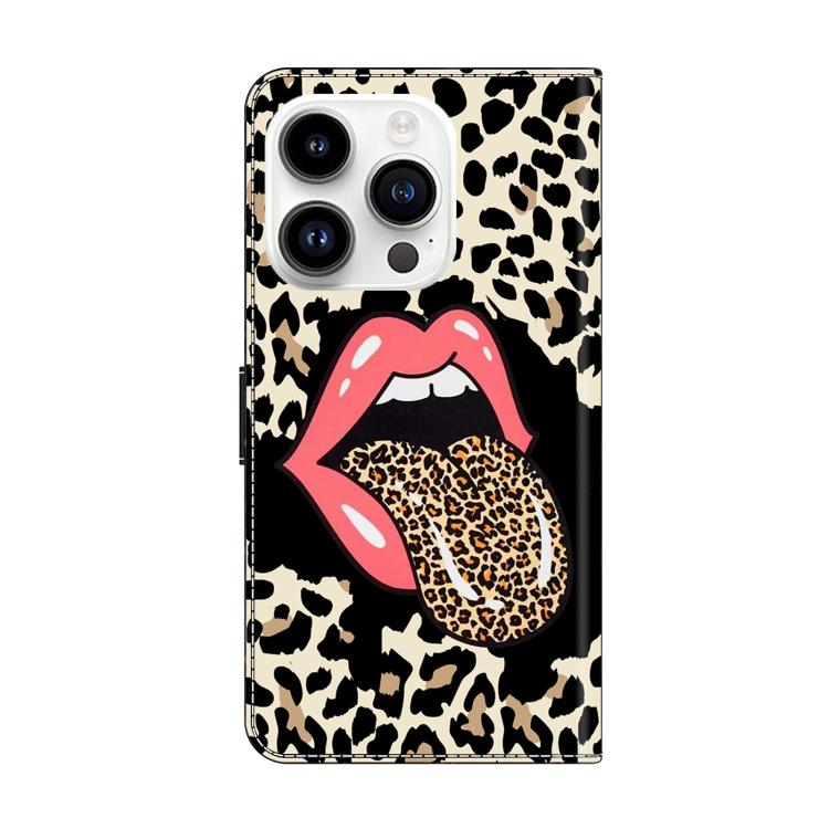 Custodia in ecopelle effetto cristallo per iPhone 14 Pro