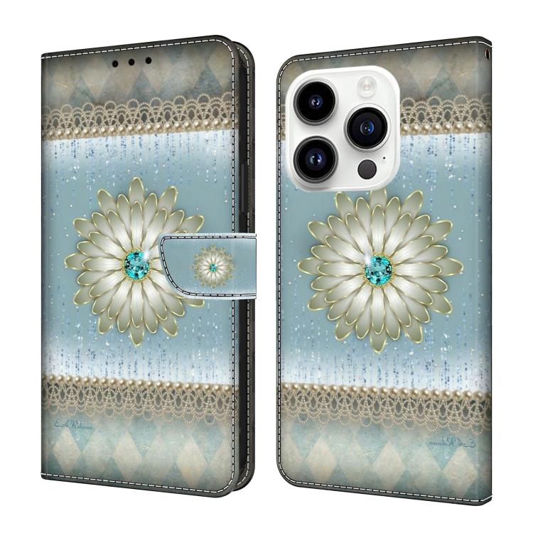 Custodia in ecopelle effetto cristallo per iPhone 14 Pro