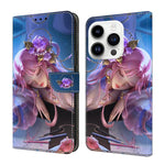 Custodia in ecopelle effetto cristallo per iPhone 14 Pro