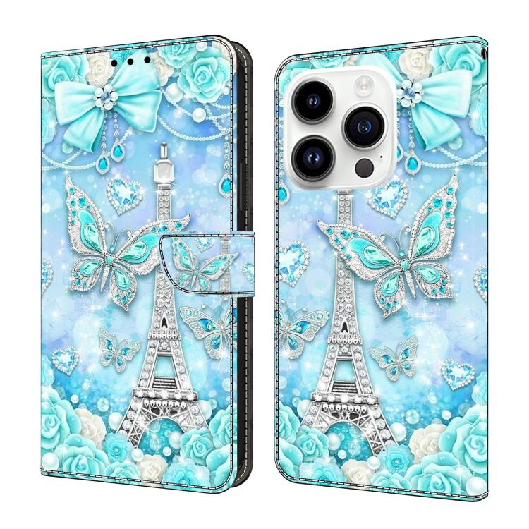 Custodia in ecopelle effetto cristallo per iPhone 14 Pro