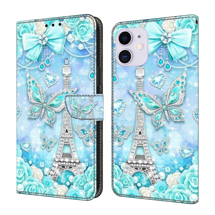 Custodia in ecopelle effetto cristallo per iPhone 11