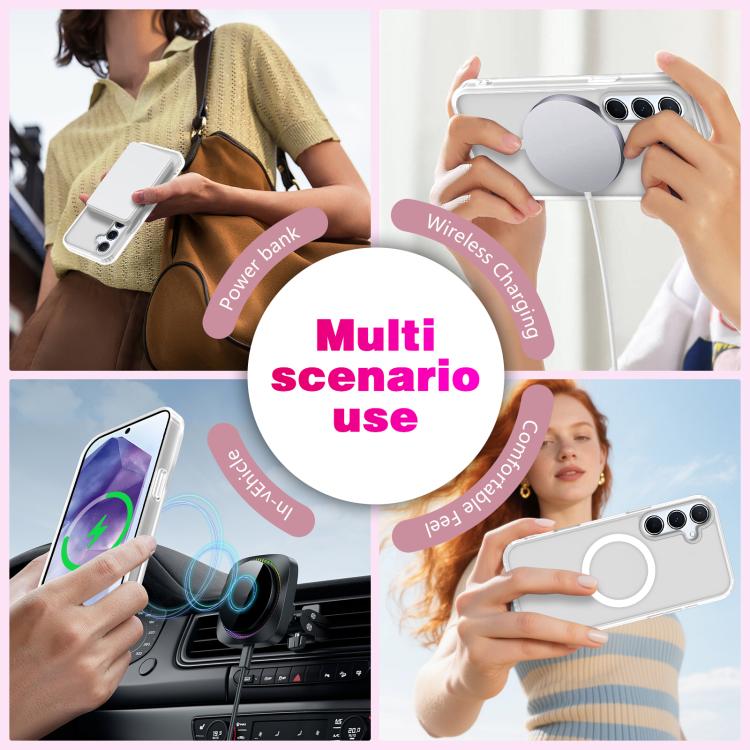 Custodia per telefono ibrida in TPU PC antiurto e magnetica, delicata sulla pelle., For Samsung Galaxy A35 5G, For Samsung Galaxy S24 Ultra 5G, For Samsung Galaxy S23 Ultra / S22 Ultra