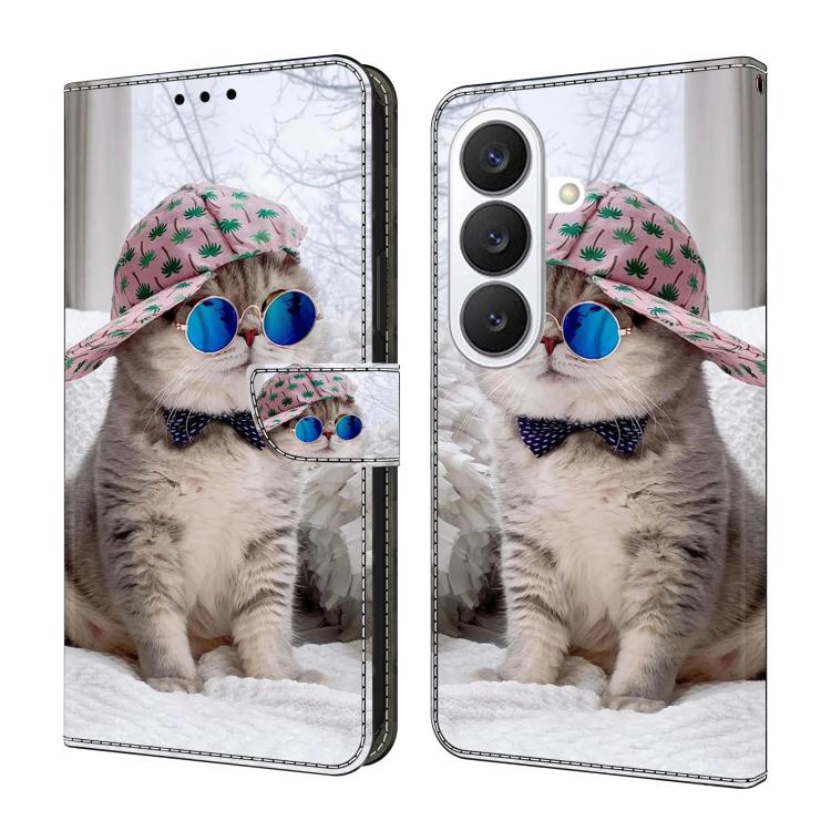 Custodia per telefono in ecopelle con effetto cristallo., For Samsung Galaxy S26 5G