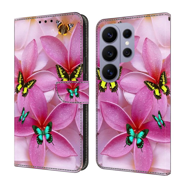 Custodia per telefono in ecopelle con effetto cristallo., For Samsung Galaxy S26 Ultra 5G
