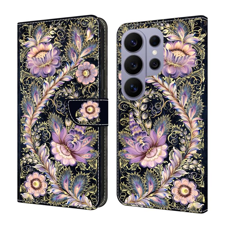 Custodia per telefono in ecopelle con effetto cristallo., For Samsung Galaxy S26 Ultra 5G